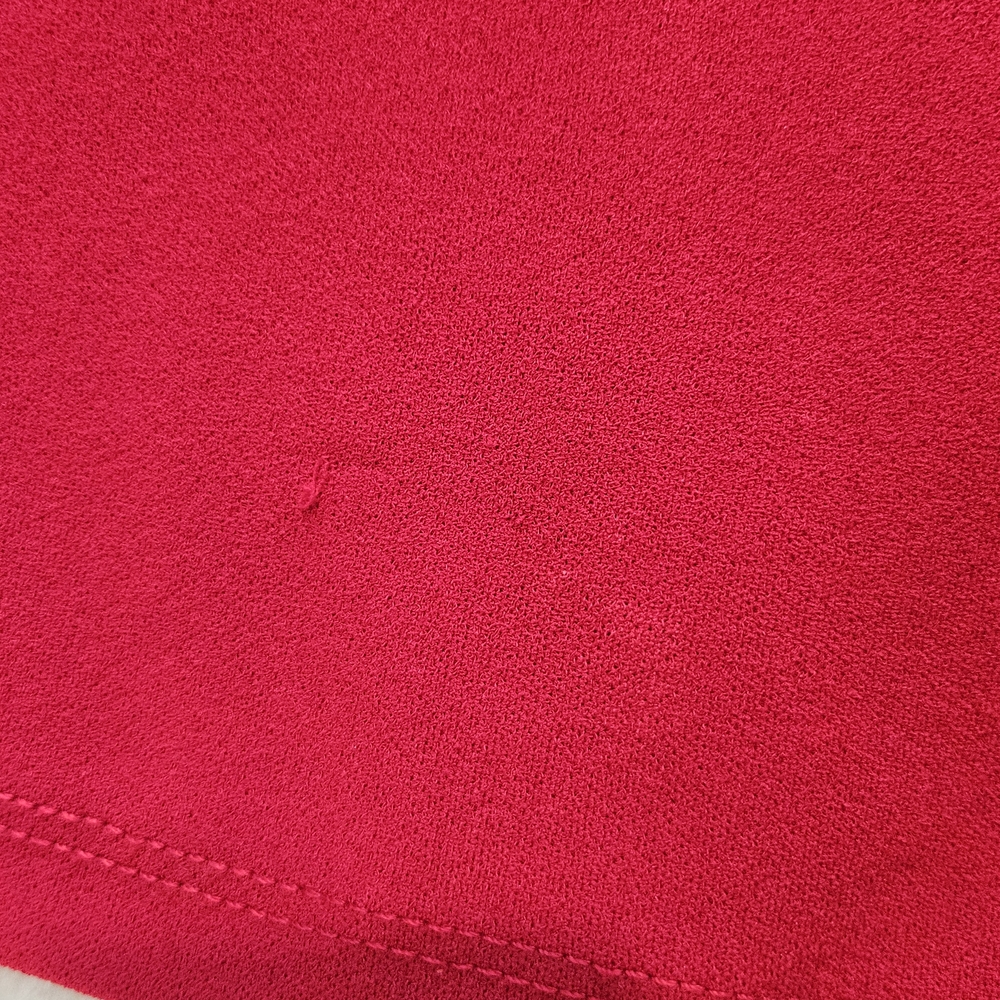 Preloved Bebe Red Midi Sheath Dress Size 4 Formal Feminine Party Office Glam - Picture 7 of 11